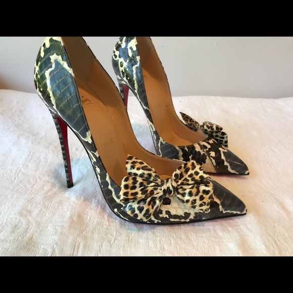 Christian Louboutin Shoes - CHRISTIAN LOUBOUTIN*Python Stiletto 120*US 8*$1195